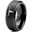 Black Step Bevel Tungsten