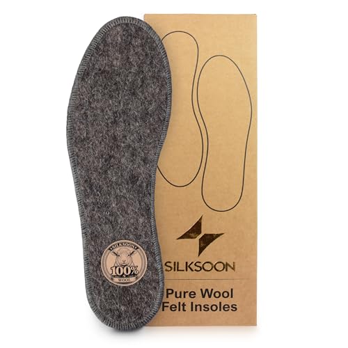 100% Natural Wool Felt Insoles