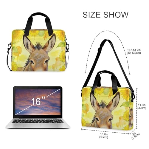 Funda para portátil con asa y correa de hombro 15.6 pulg miniatura 5