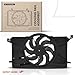 A-Premium Engine Radiator Cooling Fan Assembly Compatible with Select Ford Models - Focus 2012-2018 - Replace# BV6Z8C607K