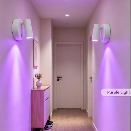 Image of Neioaas RGB Spotlights Indoor -Rechargeable Plant Spotlight,White