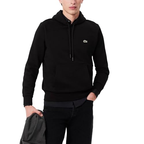 Lacoste Men's Long Sleeve Solid Pop Over Sweater