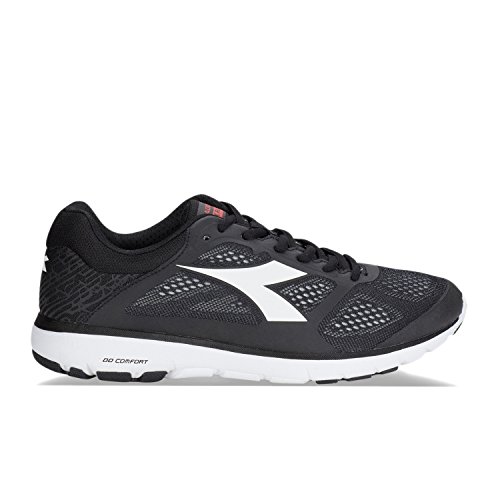 Diadora X Run Herren-Laufschuh, - C2069 Nero Bianco Candido - Größe: 40 EU