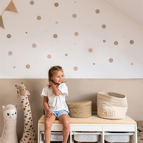 lilimaus Graz Design - Adesivo da parete per cameretta dei bambini, 132 pezzi, motivo: pois lilimaus Graz Design - Adesivo da parete per cameretta dei bambini, 132 pezzi, motivo: pois