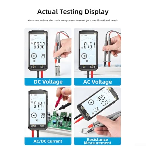 Multimètre numérique S6 6000 comptes écran LCD détection NCV testeur tension courant diode - 2