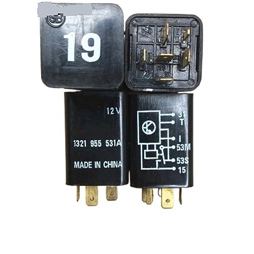Relais d'essuie-glace 321 955 531A No. 19 temporisé 12V à 6 broches pour voiture