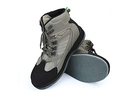 NEYGU Men&Women Breathable Quick-Dry Wading Shoes for Fishing and Hunting with Felt Sole, Used for Neoprene Stocking Foot Wader (12)