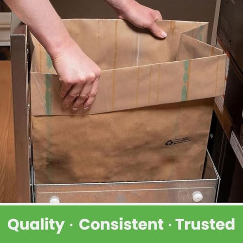 image for Kitchen Master Super Strong Compactor Bags (48 Pack) | Precuffed, Garb