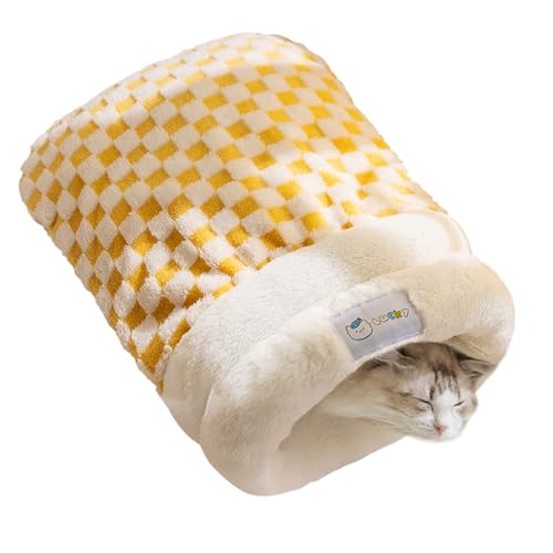 Tuxuseo Letto per gatti | Caldo letto per gatti | Morbida cuccia per animali di piccola taglia gattini cuccioli luogo di riposo all'aperto appartamento viaggio