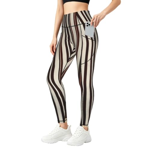 Pantalon de yoga baggy femme marron idéal pour le studio et la maison