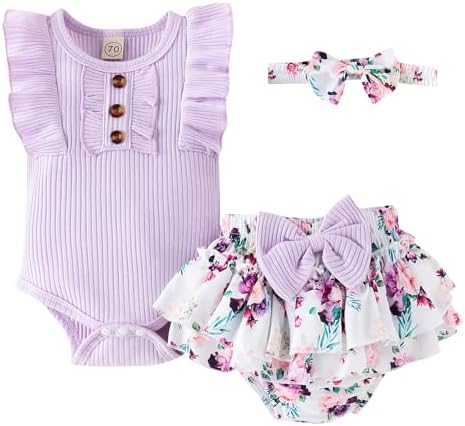Baby Girl Clothes Newborn Infant Summer Outfits