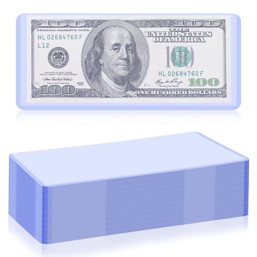 32 Fundas Transparentes para Billetes 6.8x2.9 Pulgadas miniatura 1