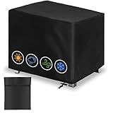 OFFCUP Funda Exterior para Horno Pizza para Barbacoa George Foreman, Impermeable Anti-UV Antidecoloración Funda para Barbacoa, Accesorio para Horno de Pizza, 52 * 52 * 37cm