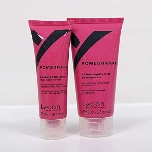 Pomegranate Sugar Scrub And Lotion Set - Includes 50Ml Pomegranate Lotion And 100G Sugar Exfoliating Scrub - Pomegranate Sugar Scrub And Body Lotion For Dry Skin #TOP1