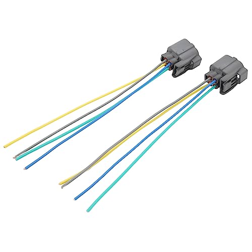 Oxygen Sensor Repair Pigtail 2PCS O2 Sensor Connector 4pin 6189‑0132 Oxygen Sensor Harness Pigtail for Acura Civic CR‑V Accord