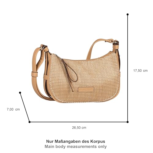 Sac bandoulière compact marron TOM TAILOR LYSA Summer, élégance et légèreté - 4