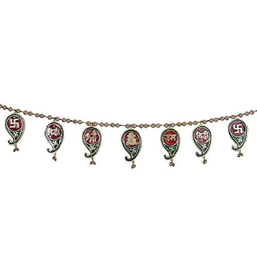 URBAN HAAT Metal Decorative Ethnic Bandarwal Toran Door Hangings 1