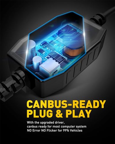 Image of AUXITO H13 Bulb,800% Brighter, 120W, 30000LM, 6500K Cool White, 9008 Fog Light Halogen Replacement Kit, Canbus Ready, Pack of 2