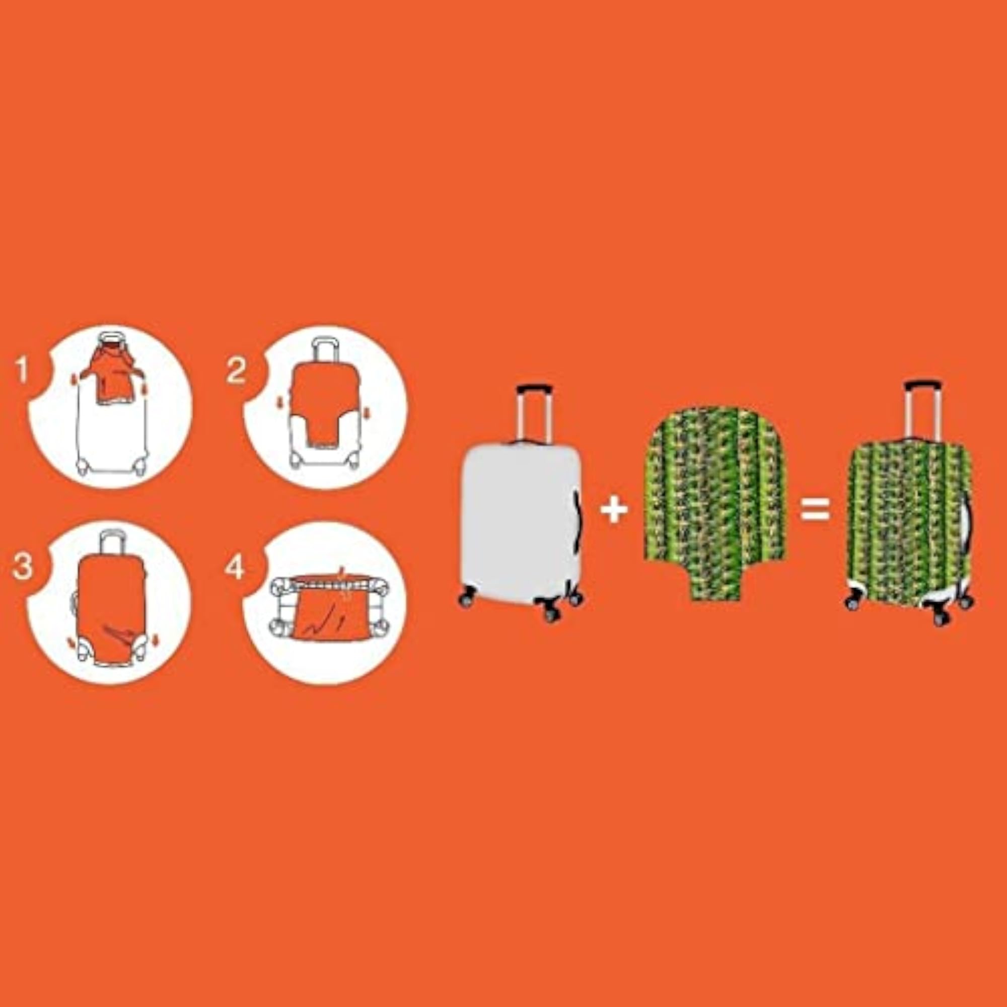 Travel Luggage Cover, Suitcase Protector Bag