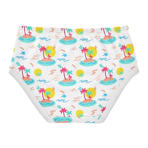 Summer Palm Tree Toddler Girls's Underwear 2T 23022272
