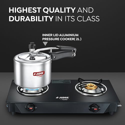 Judge by Prestige Deluxe 2 L Induction Bottom Pressure Cooker (Aluminium) - Image 2