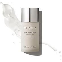 TIRTIR Milk Skin Rice Toner | Deep Moisturizing, Hydrating Toner for face, Niacinamide, Ceramide, Rice Bran Extract, Nature-Oriented Ingredients for Korean Skin Care, Vegan, 1.69 Fl Oz