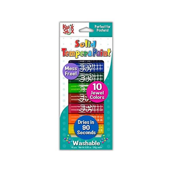 The Pencil Grip Kwik Stix Tempera Paints, Tempera Paint Pens, Super