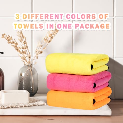 MICOOYO 3PCS Dog Towels for Drying Super Absorbent Pet Grooming Towels, Quick Drying Dog Bath Towels for Puppy Cats - Image 3