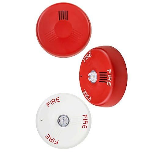 LSPKBB-CR LED Speaker Surface Backbox, Ceiling Mount, Red, for Indoor Commercial and Industrial Applications