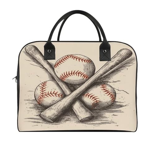 Maletín ligero para laptop con diseño de béisbol miniatura 3