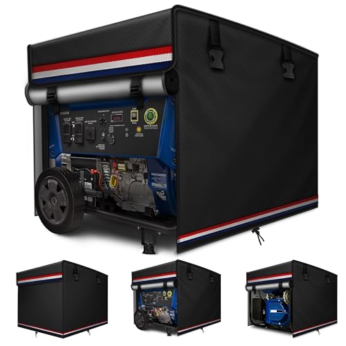 WOGUINC Generator Covers While Running, 32'L×24'W×24'H Heavy Duty 900D+210D Waterproof Generator...