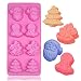 Produktbild FantasyDay Antihafteigenschaft Silikon Backform Muffinform Brotbackform für Muffins, Cupcakes, Kuchen, Pudding, Eiswürfel und Gelee - Weihnachten Thema Eindrucksvolle Hochwertige Silikon-Kuchenform