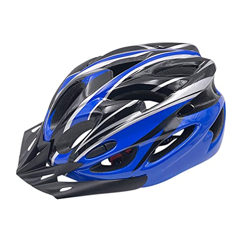 Yyyuluo Erwachsene Fahrrad Helm - Radfahren Fahrer Helm Fahrrad Sicherheit Helme Fahrradhelme Einstellbar für Herren Damen Fahrrad Abnehmbarem Visier Helm Cover