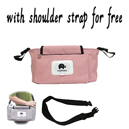 Bolso pañalera para coche de bebé impermeable con gran capacidad miniatura 2