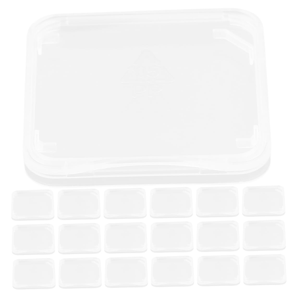 Angoily 50pcs Portable Memory Card Storage Box Stylish Organizer for Travel Outdoor Activities and Daily Use Materials for and Cards