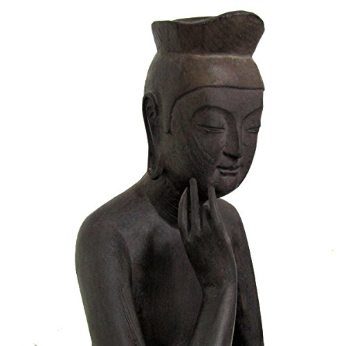 Amazon｜仏像『宝冠弥勒菩薩半跏思惟像』仏像 彫像 彫刻 特殊合成樹脂