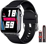 【Pantalla Táctil Completa y Brillo Ajustable】 - Con pantalla táctil completa IPS de 1.4 pulgadas, cuerpo de aluminio, 5 niveles de brillo ajustables, 5 esferas diferentes y una esfera personalizable. El dial muestra la hora, el calendario, los pasos, la frecuencia cardíaca y las calorías quemadas. La pantalla de visualización de alta resolución le permite ver rápidamente la información del dial incluso cuando está en movimiento.