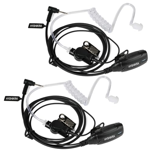 Auricular de 2,5 mm con micrófono PTT y tubo acústico para radio bidireccional Motorola TLKR