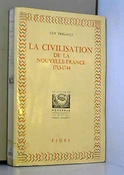 Paperback civilisation nouvelle france [French] Book