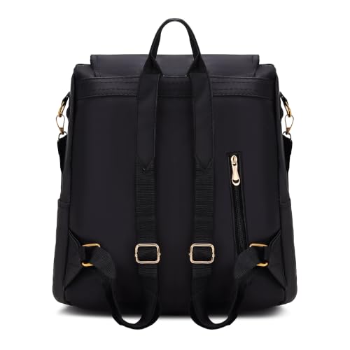 Image of IRMAO Women's Embroidered PU Leather Backpack | Stylish College Bag for Women & Girls | Multi-Purpose Office, Travel & Casual Backpack with Shoulder Straps (Strawberry)