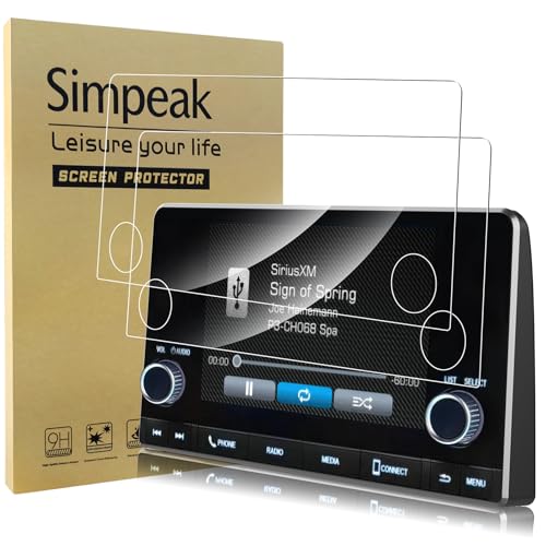 Simpeak 2-Pack 9H Screen Protector Compatible with Honda Civic 2025 2024 2023 2022 CRV LX/EX/EX-L/Sport 7-Inch Touchscreen Accessories, Anti-Scratch, Sensitive Touch
