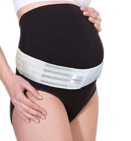 Maternity Light Support Belt, White - Large