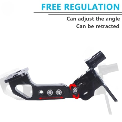 Support plaque d'immatriculation moto DRG 158 support retourné CNC LED