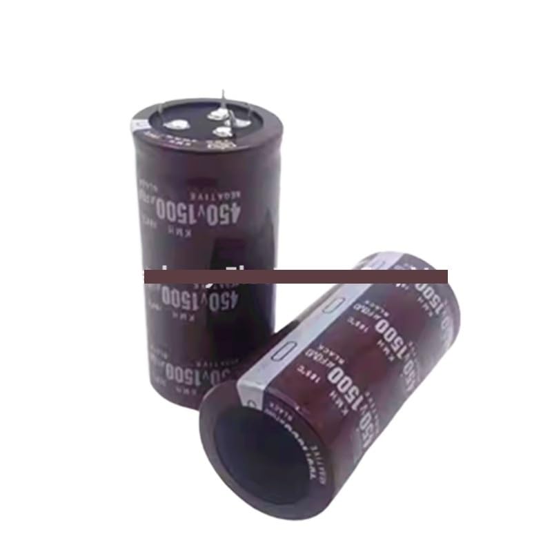 2 condensadores electrolíticos de Aluminio de Cuatro Patas, 450 V, 1500 UF, 45 x 100 mm