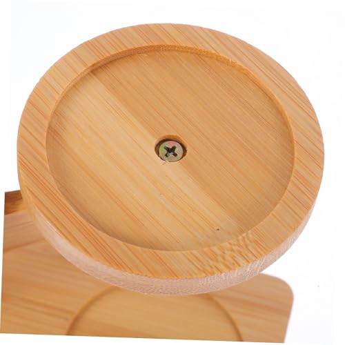 Support pour plantes étagère d'angle multifonctions et robuste en bambou - 4
