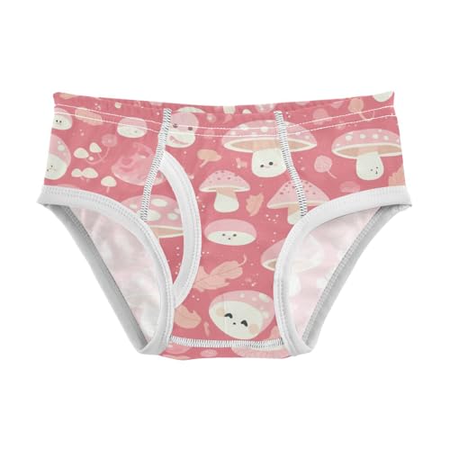 KLL Safari Mushroom Pattern Design Little Boys Soft Training Underwear Cute Children Panties