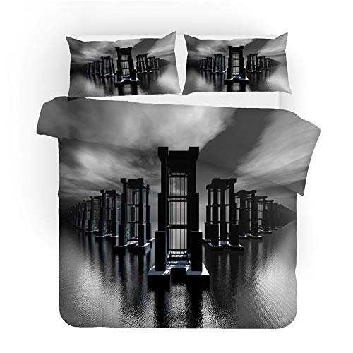 Fansu 3D Juego de Ropa de Cama 3 Piezas