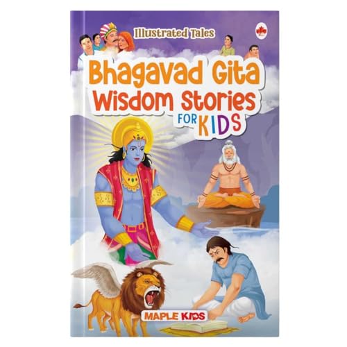 Image of Story Book for Kids - Bhagavad Gita - Illustrated Stories for Children - Bhagavad Geeta - Bedtime Stories - Age 2+ Years - Read Aloud to Infants, Toddlers - Hardbound