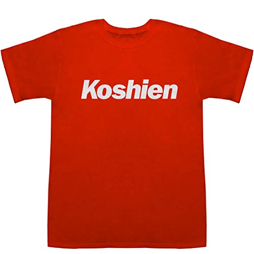 Koshien 甲子園 コウシエン T-shirts レッド L【甲子園球場 絵】【え】