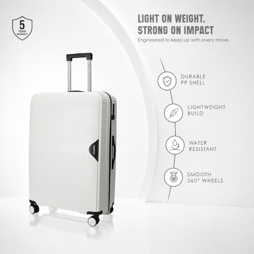 HRX Parabola Grey Polypropylene Hard Shell Suitcase - Image 4
